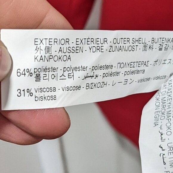 Zara | Button front jacket in red - Picture 11 of 12